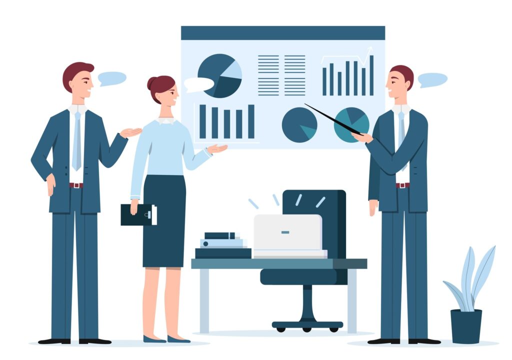 People Business Presentation Illustration
